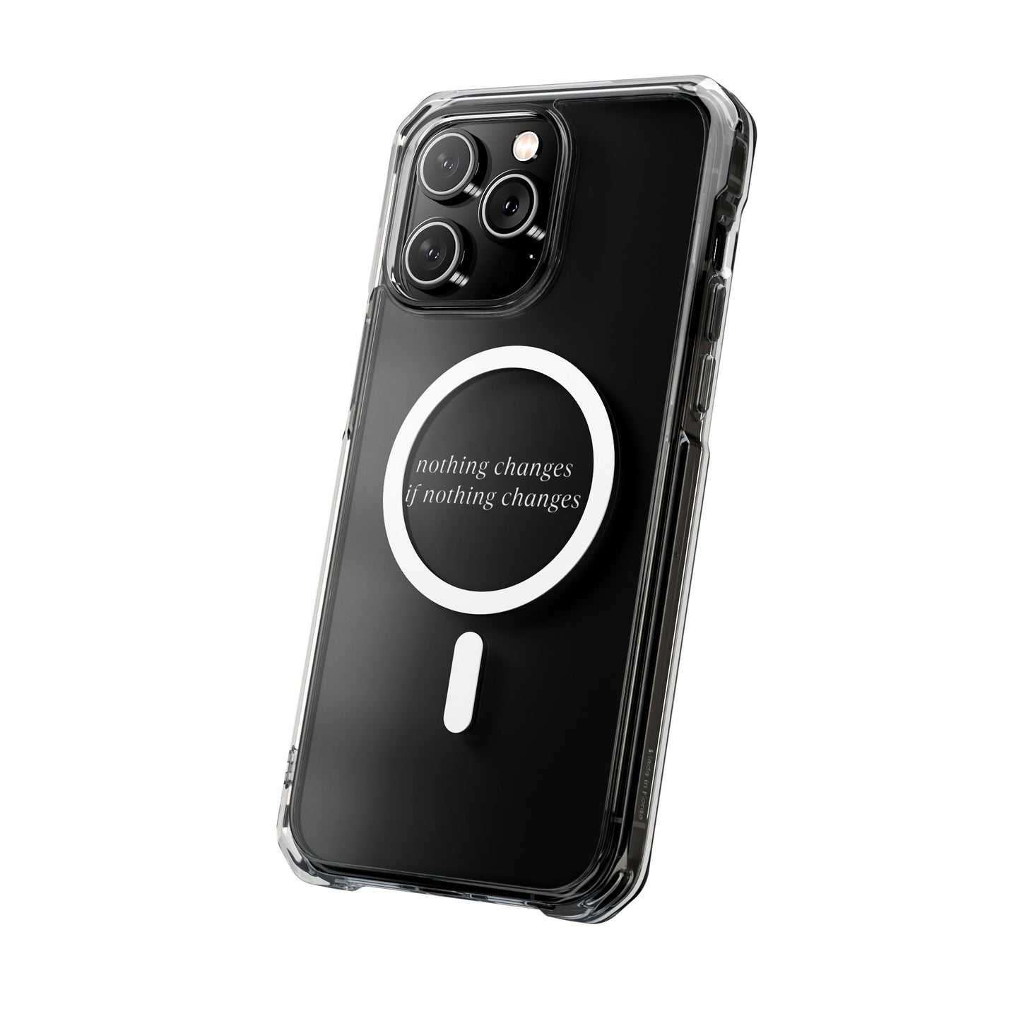 'Nothing changes if nothing changes'- Magnet Case