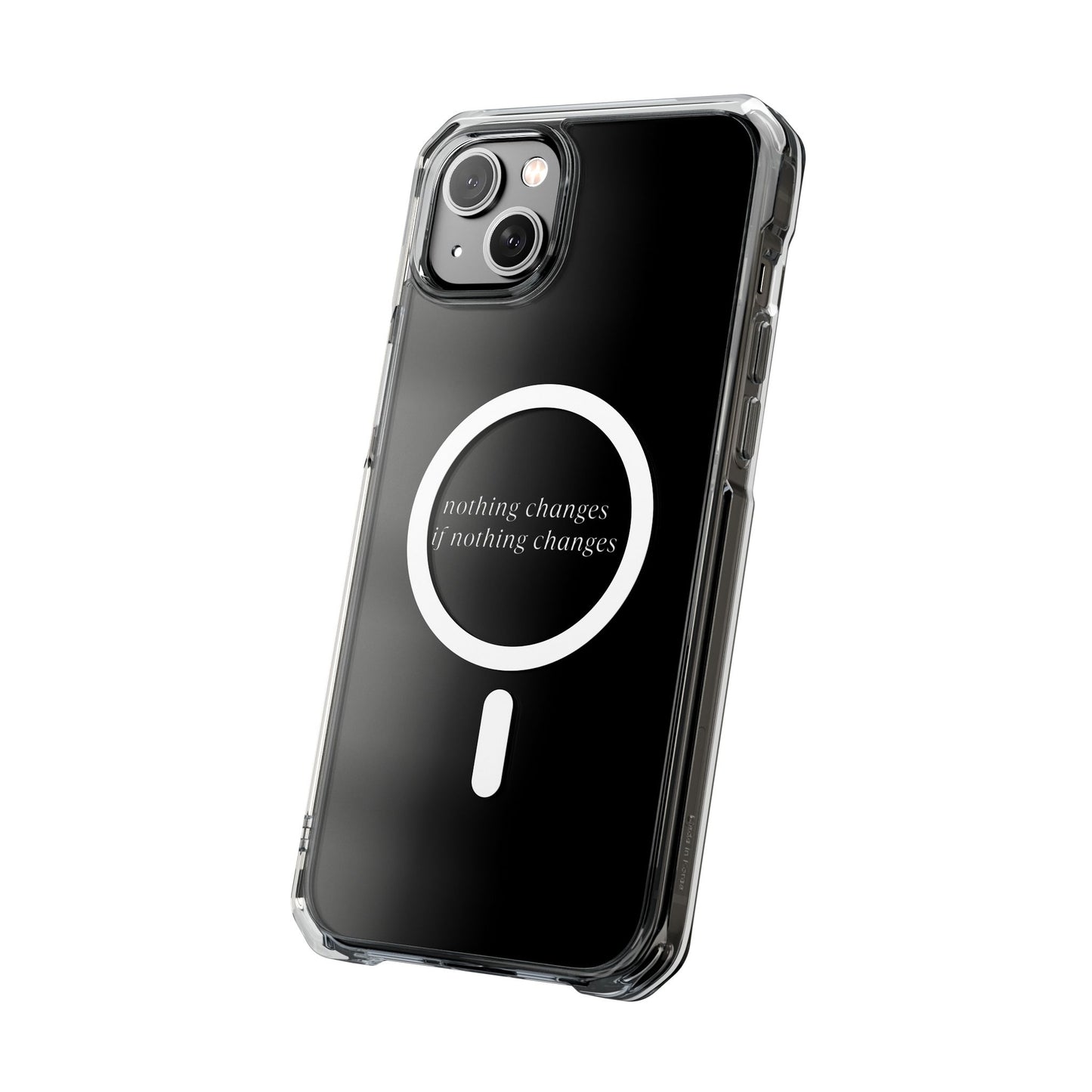 'Nothing changes if nothing changes'- Magnet Case
