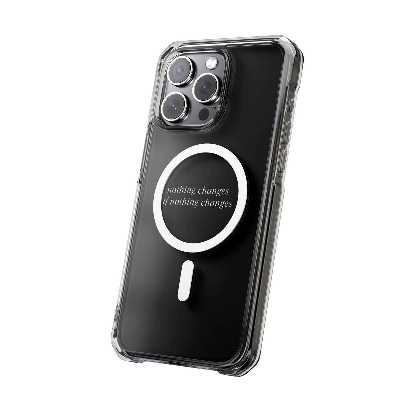 'Nothing changes if nothing changes'- Magnet Case