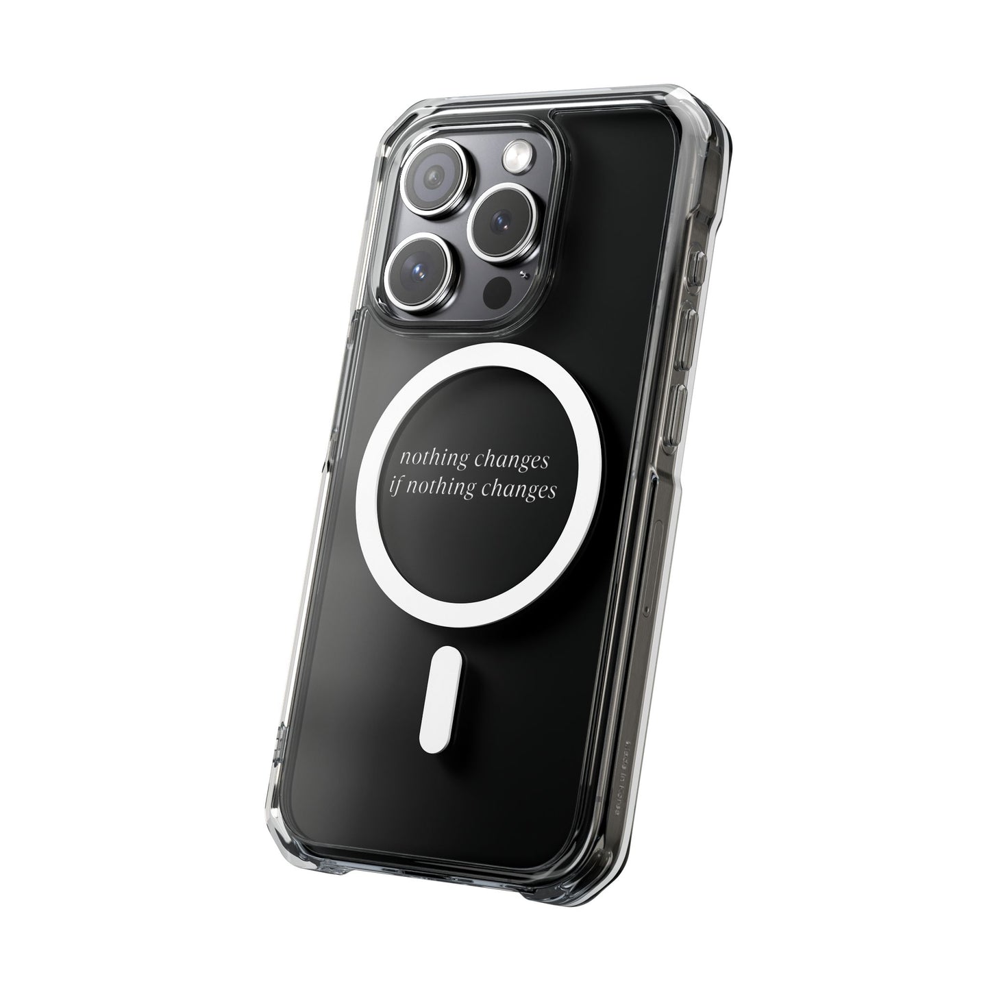 'Nothing changes if nothing changes'- Magnet Case
